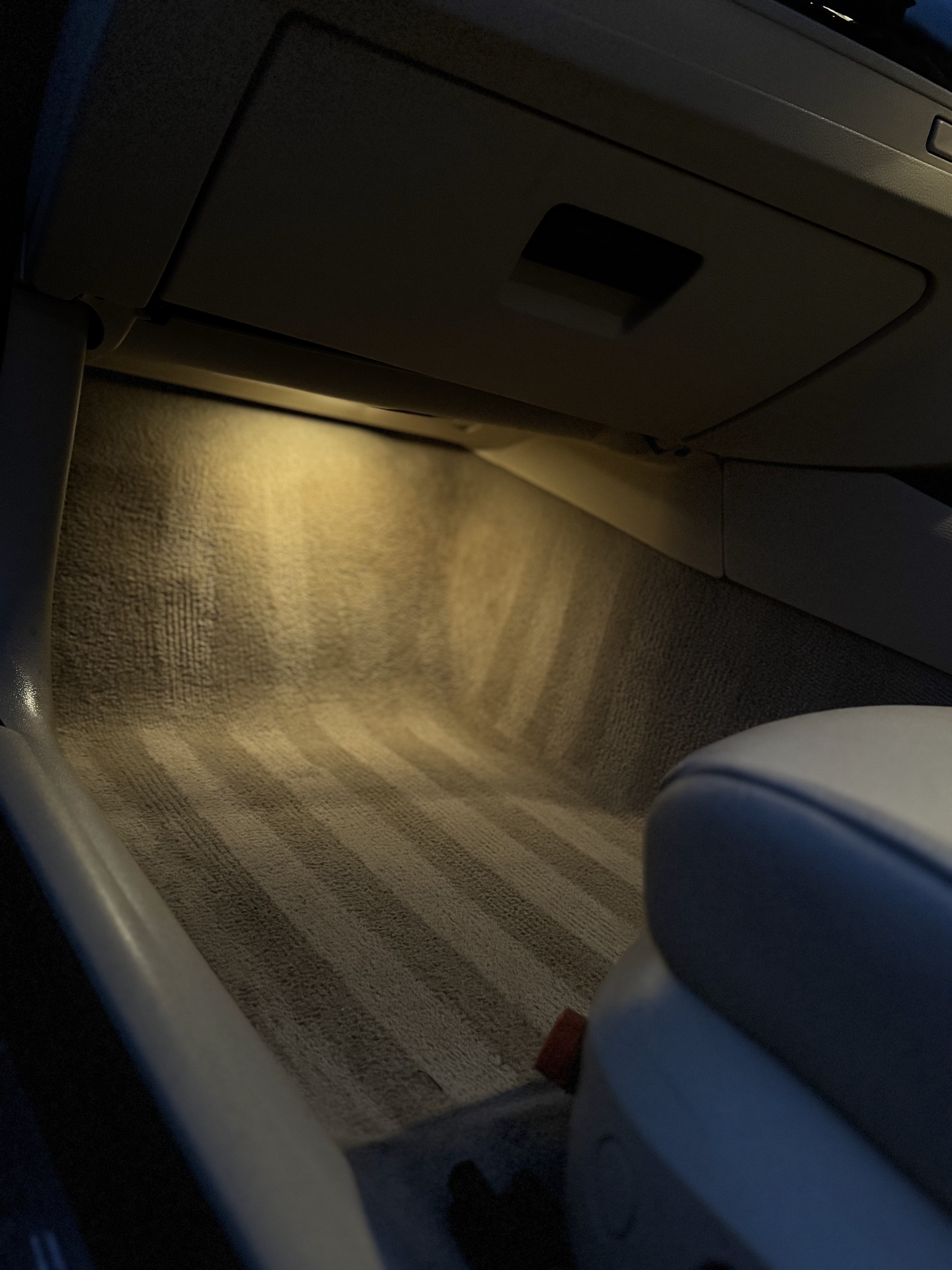 Detailer machine-polishing a dark car panel